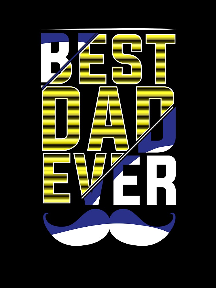 best dad ever, father's day dad gift by lapolonaise
