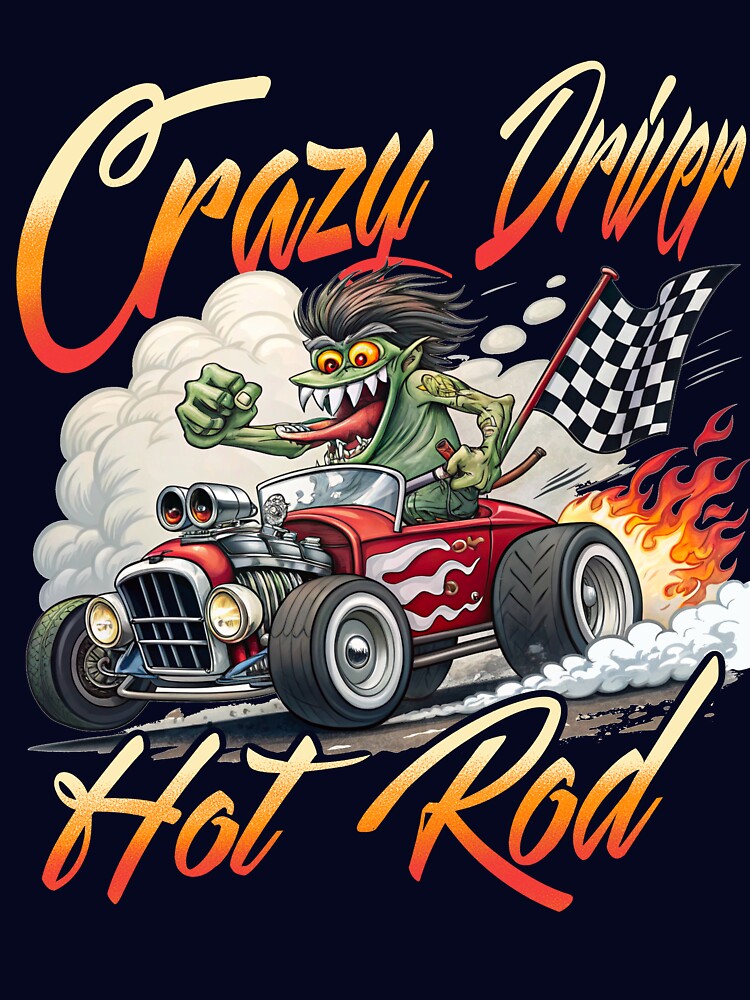 Rat Fink Crazy Driver by RDVault Unisex
