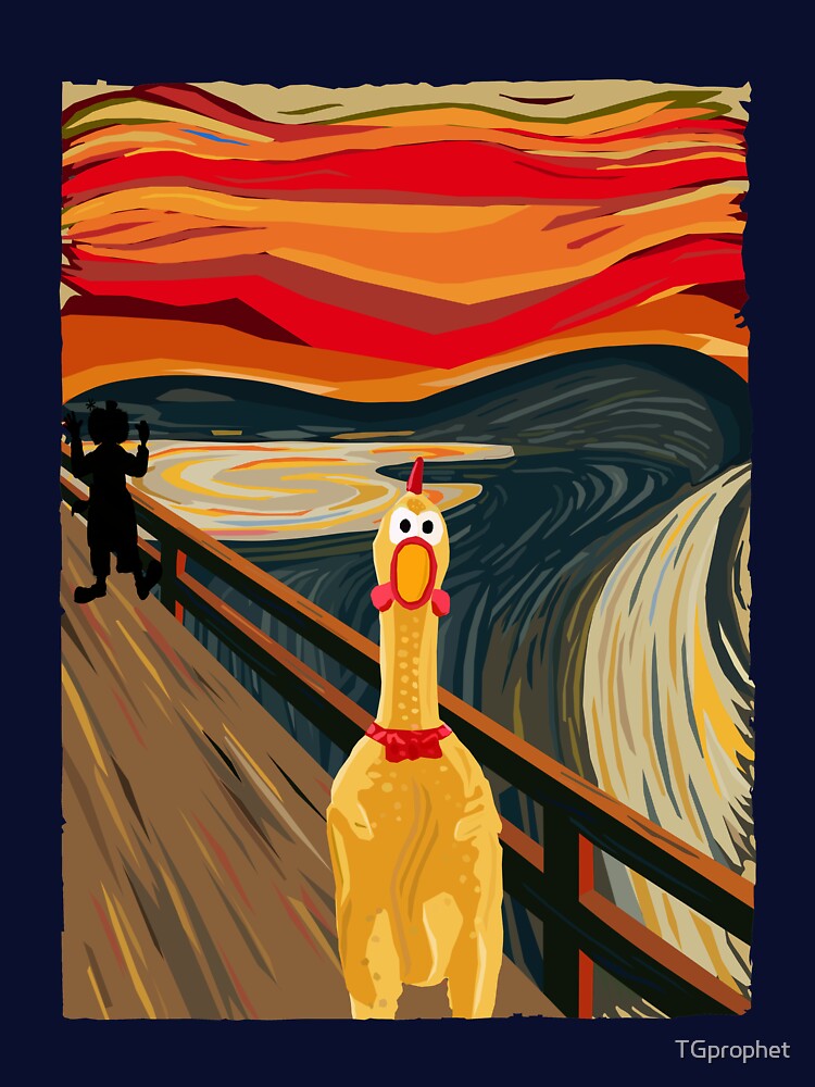 Rubber Chicken Scream by TGprophet Unisex