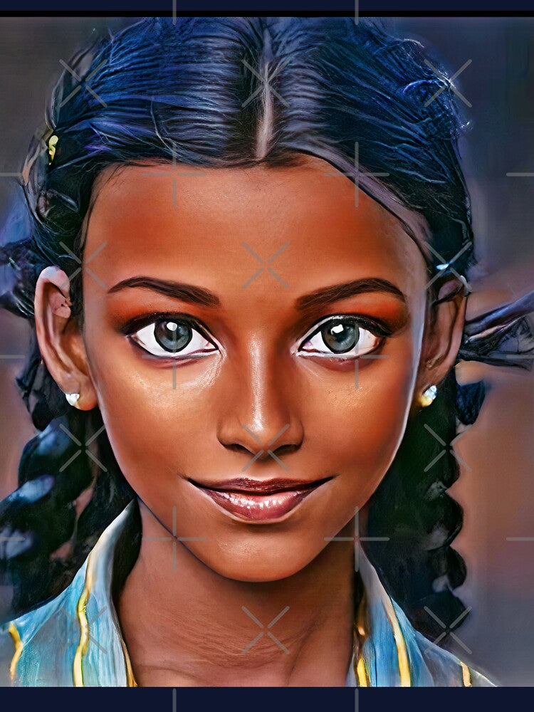 Customized Portrait Painting of Indonesian Girl by ReFLEKshnInc