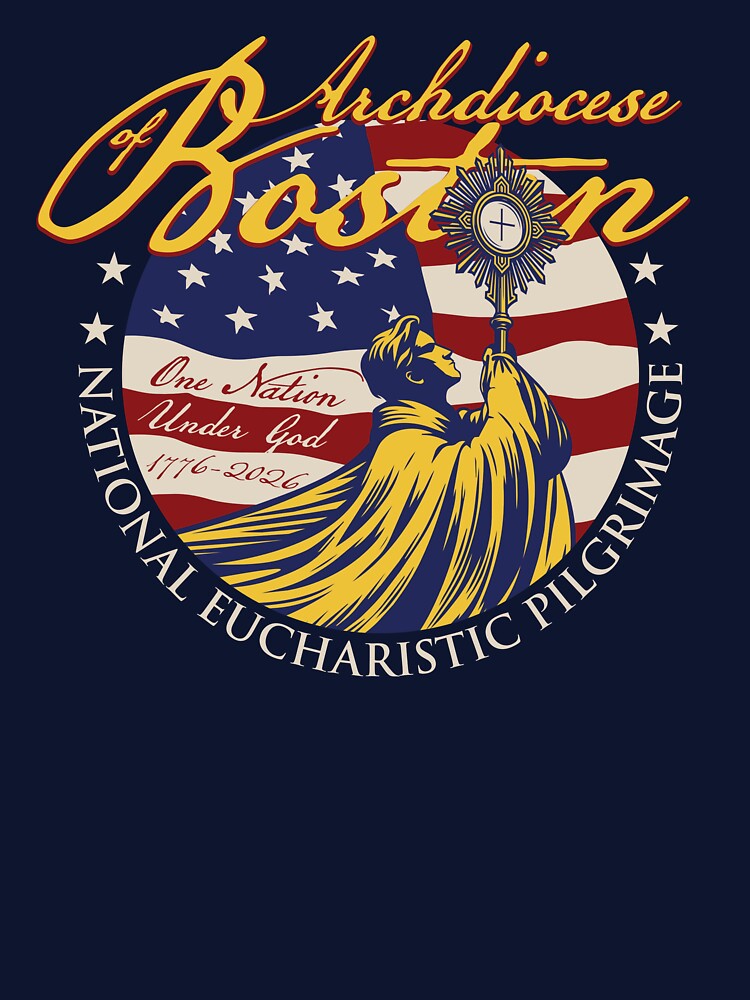 National Eucharistic Pilgrimage - Archdiocese of Boston - Front Only by Evangelize Boston Unisex