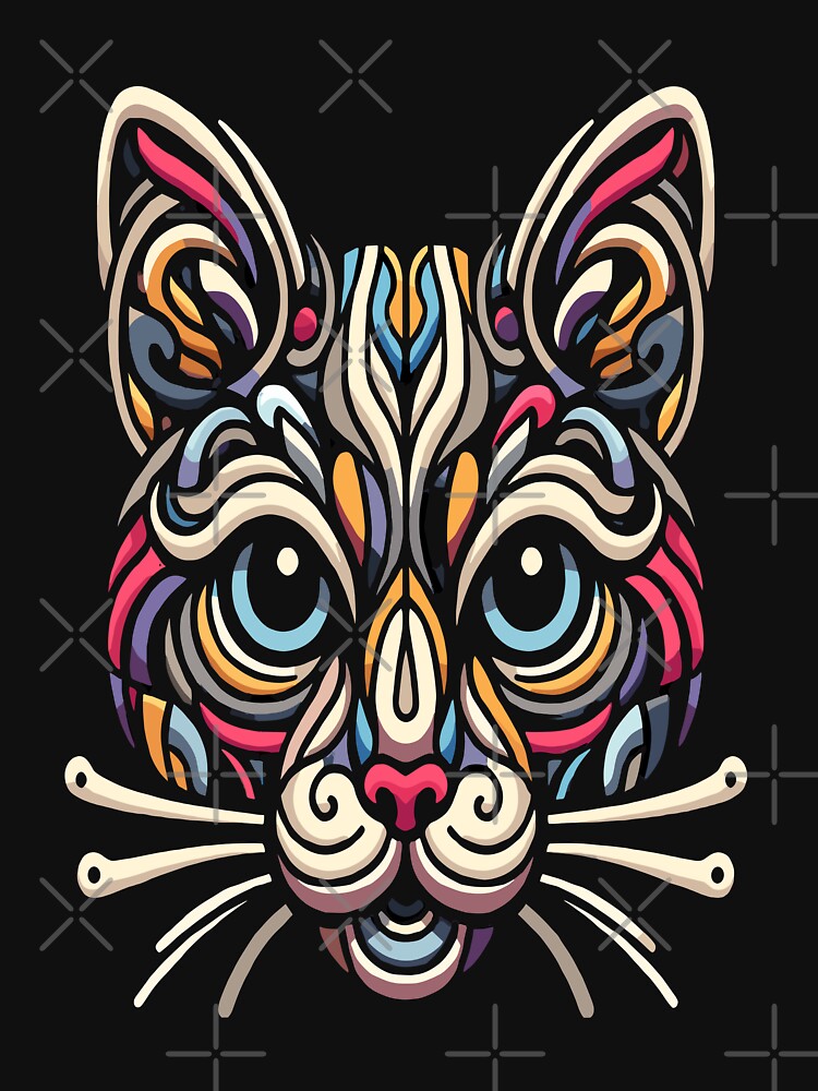 cat print t-shirts, Cats are loyal and affectionate companion animals by projeto-Do62