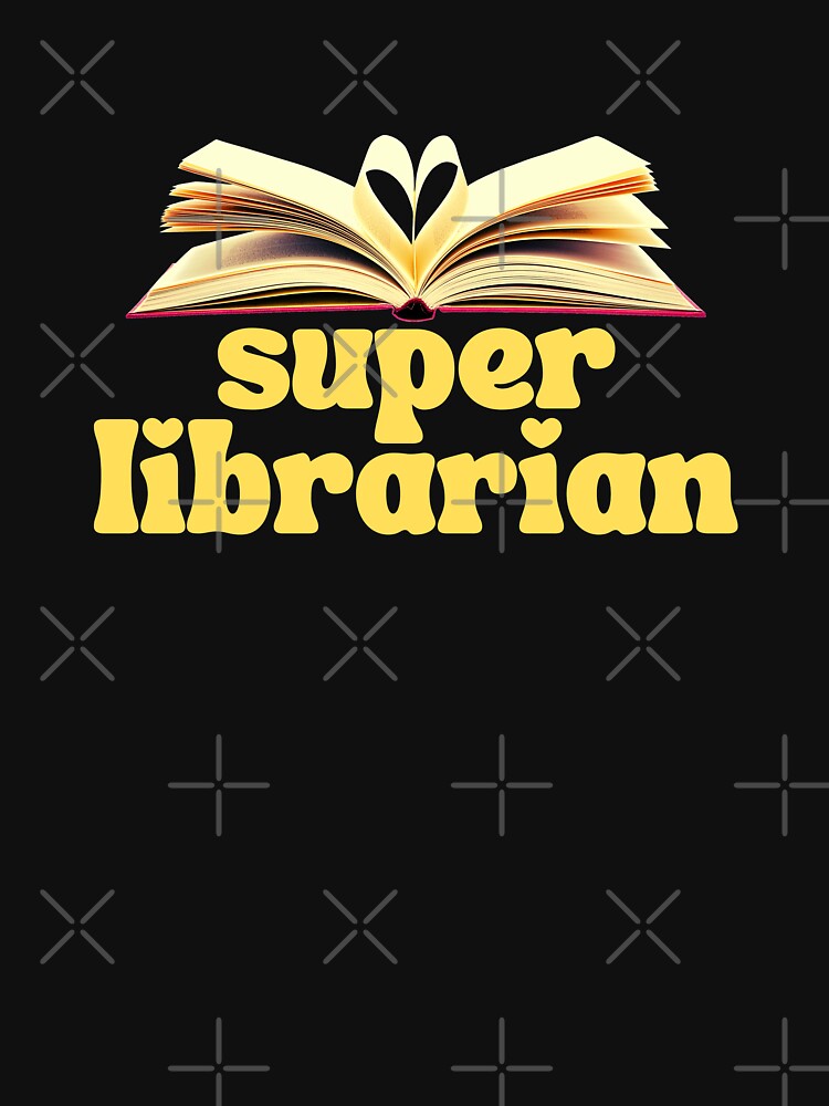 Super Librarian Funny Cute Bookworm Dewey Decimal System Super Hero by CBCreations73