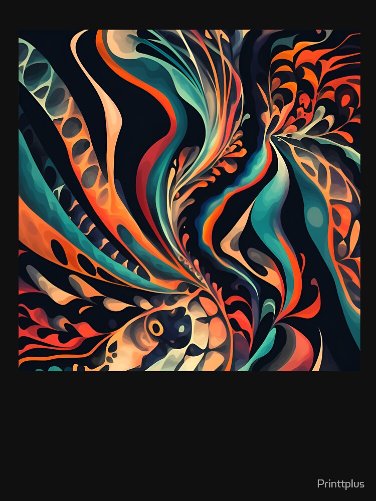 Abstract Contour Sublimation Pattern by Printtplus