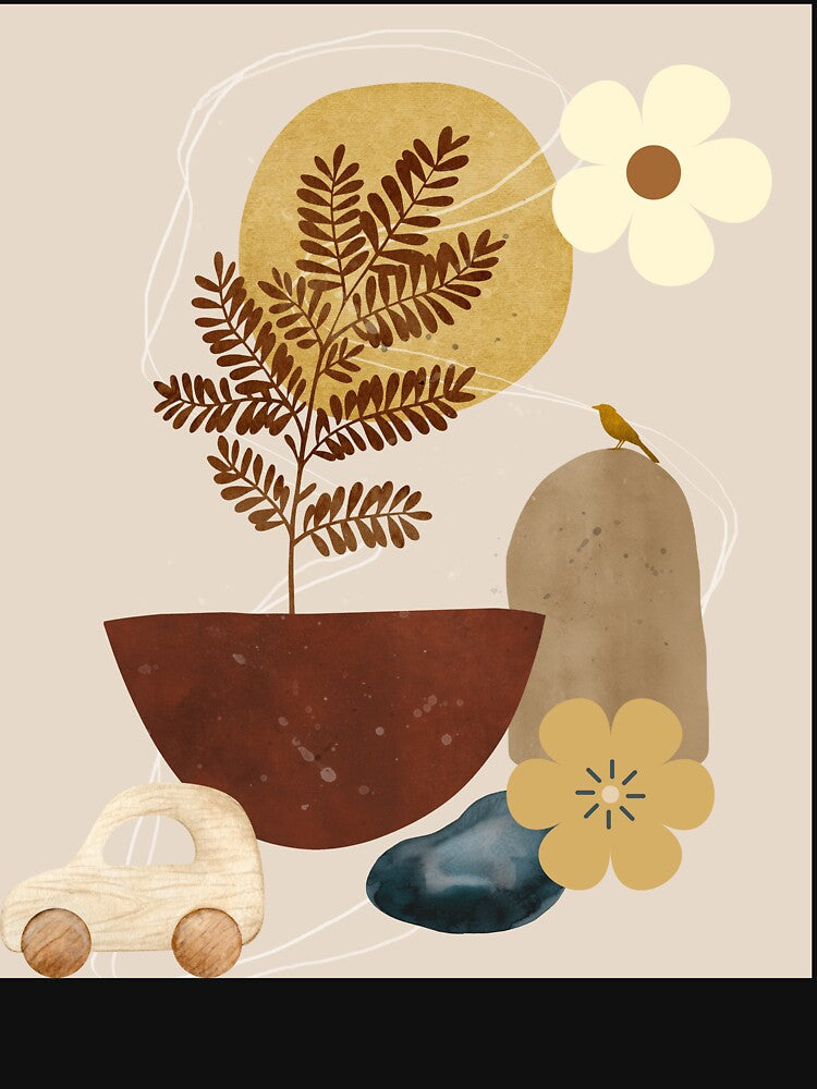 Boho Aesthetic Boho Flowers by MarcelooArt Unisex