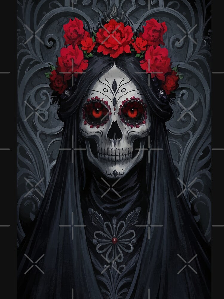 Halloween Skeleton Illustration - Spooky and Festive Bone Art by  Ojo de Lilith