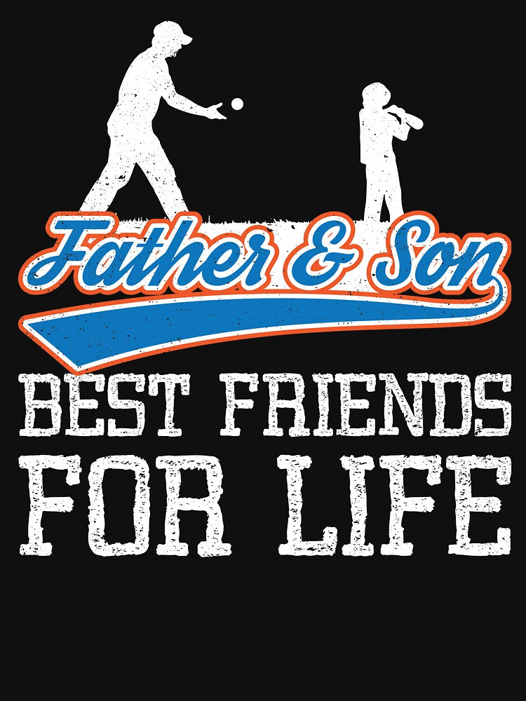 Baseball Father And Son Best Friends For Life by Danny Cuevas