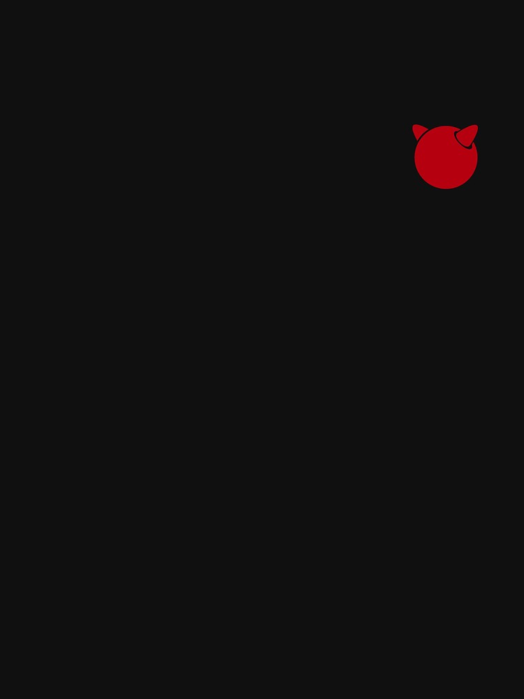 FreeBSD Demon Minimalist Logo by Jackson Levi Unisex