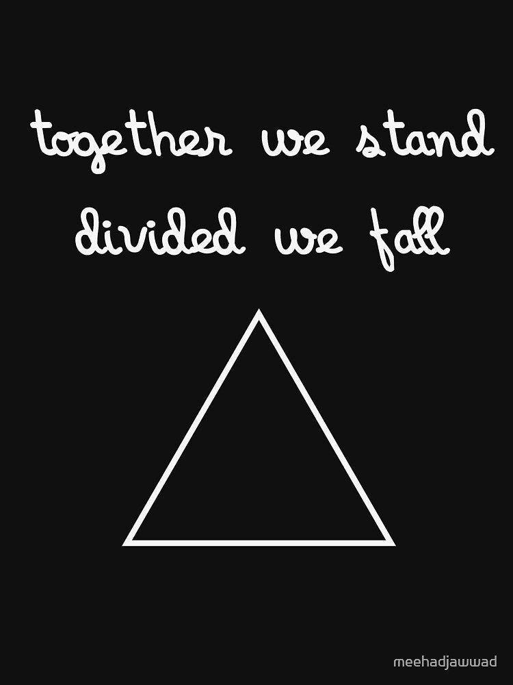 together we stand, divided we fall by mildstorm Unisex