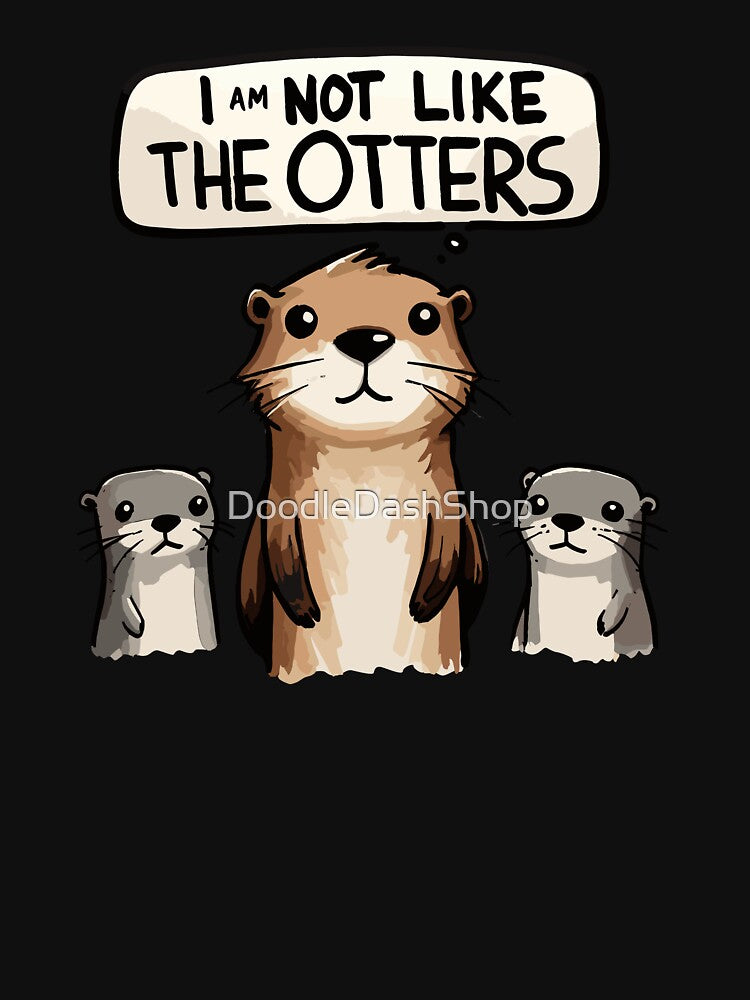 I don't like the otters by DoodleDashShop