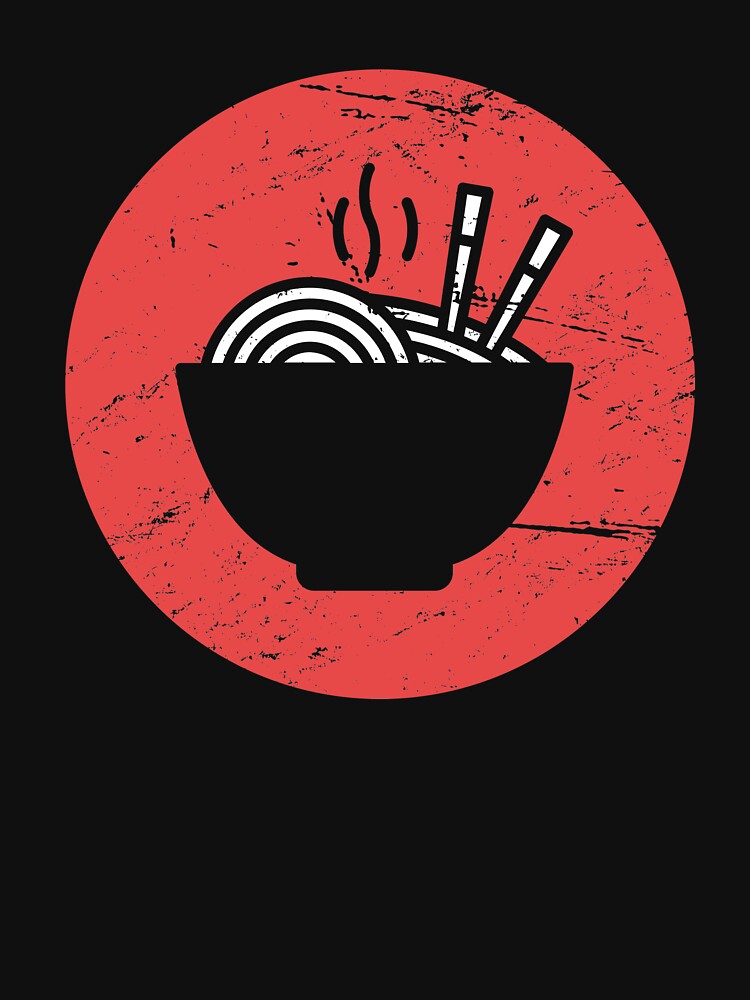 Retro Japanese Ramen Icon by Jam Jar Unisex