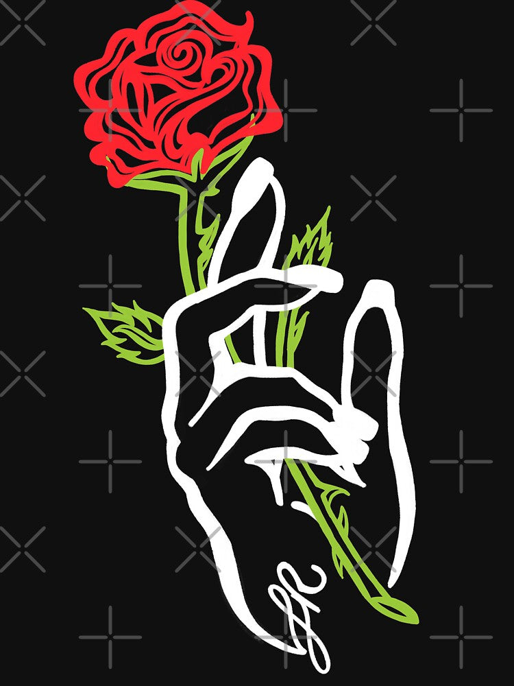 Rose in hand by L Raya by LaTrea Raya
