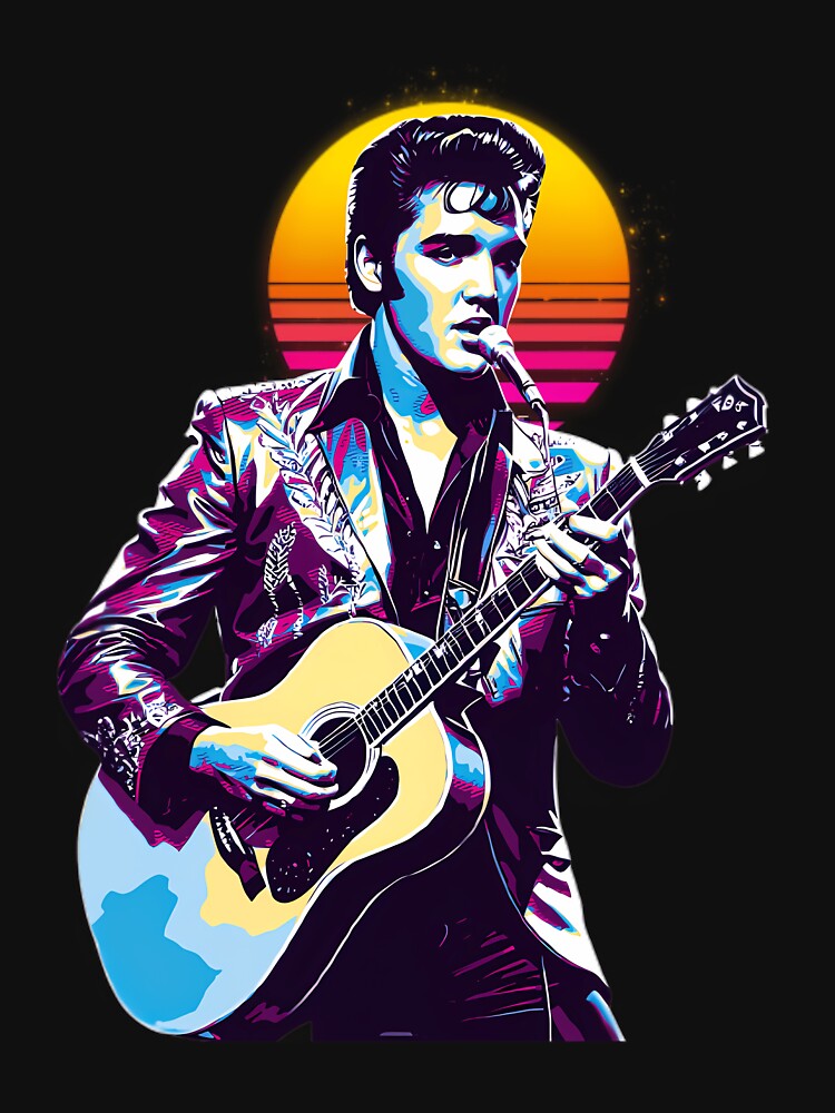 Elvis Presley 80S Retro by HeiderSchaller Unisex