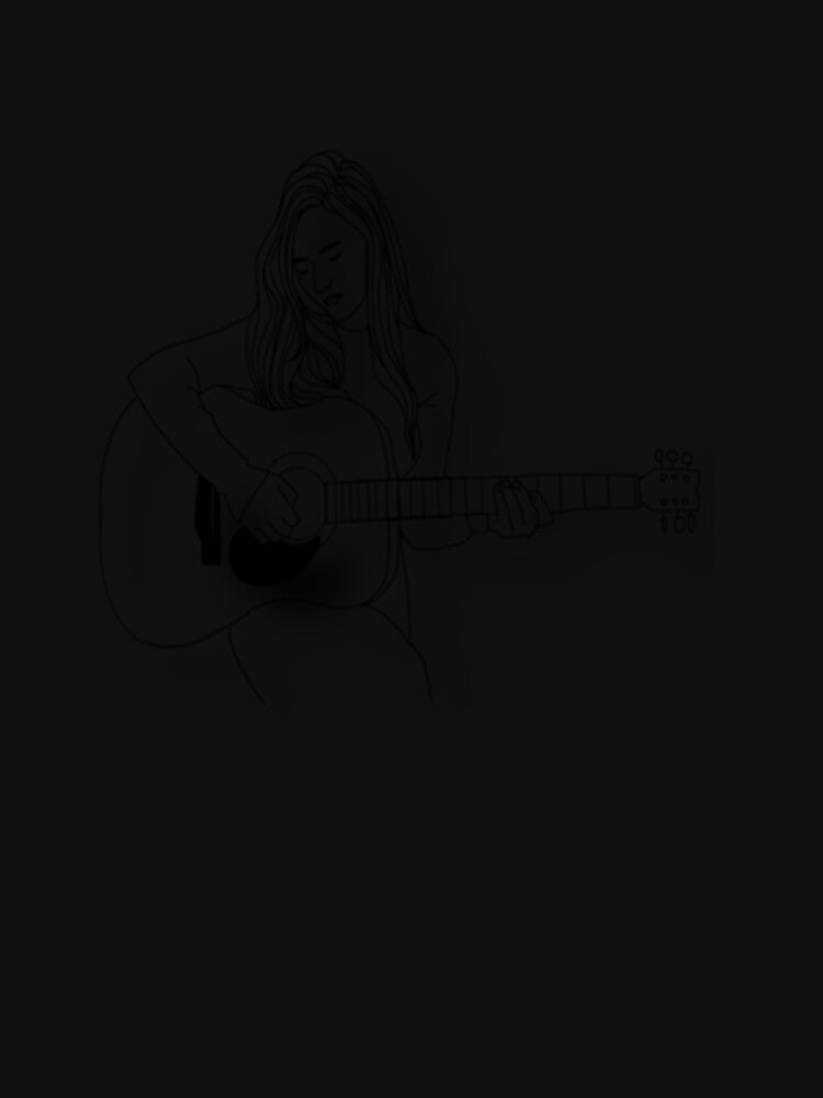 Acoustic Guitar Premium Scoop by KathrinPlatins Unisex