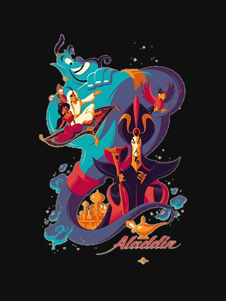 Aladdin Cartoon Merch by JamesRoss8 Unisex