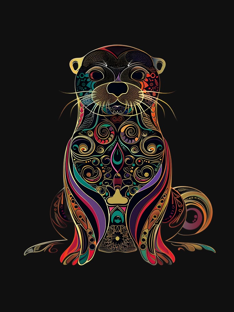 Stylized Otter by HarmonyTheKoala