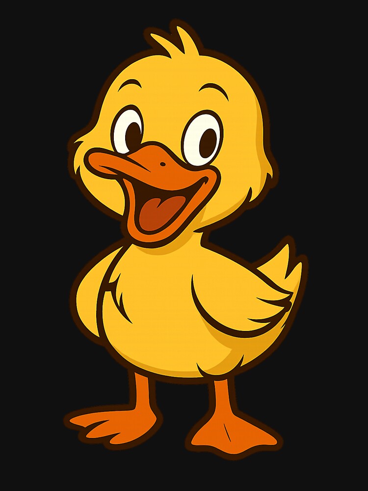 Happy Cartoon Duck by IllustrifyArts