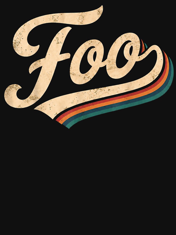 Retro Foo Inspired Rock Fan Vintage Design by Glow-Paw-Studio