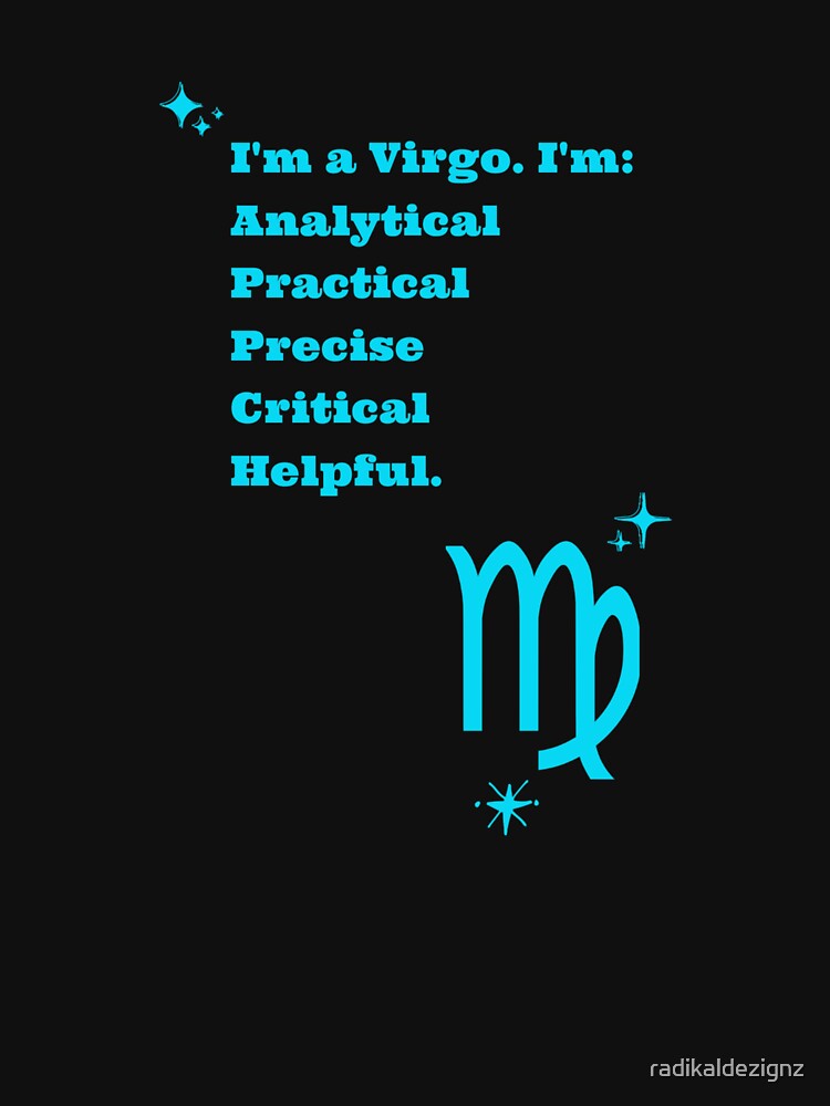 Virgo Traits by radikaldezignz