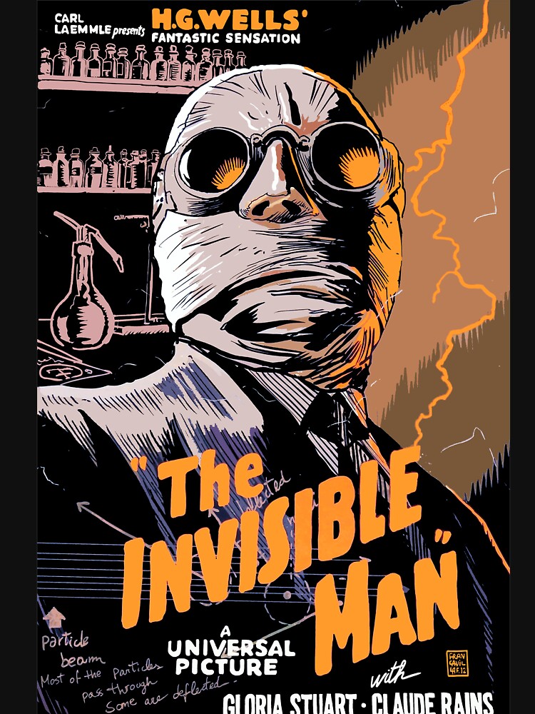 The Invisible Man by Rockett Graphics Unisex