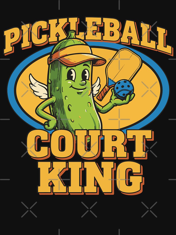 Pickleball Court King Funny Player Pickleball by LuminOrb
