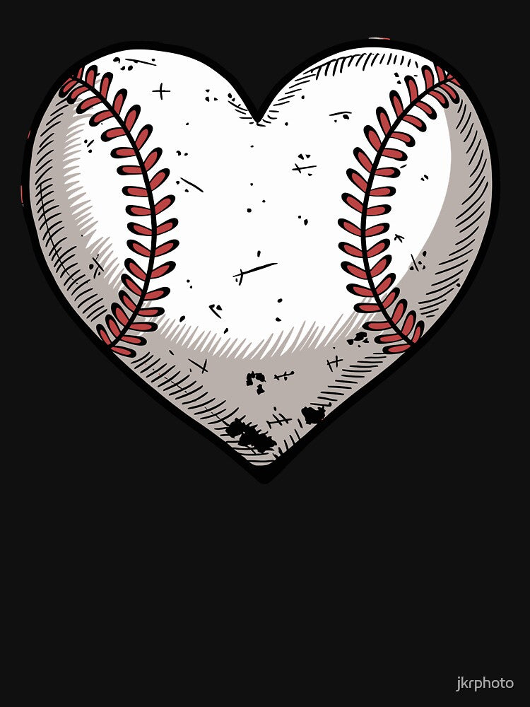 baseball heart by jkrphoto