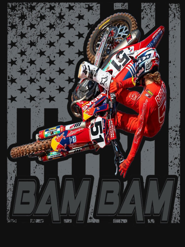JB51 Bam Bam Motocross Flag Rider by FroggyBaBoy