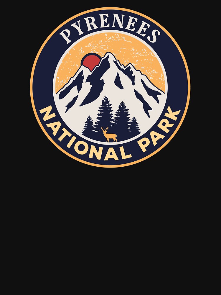 Pyrenees National Park-Vintage by graphic-map