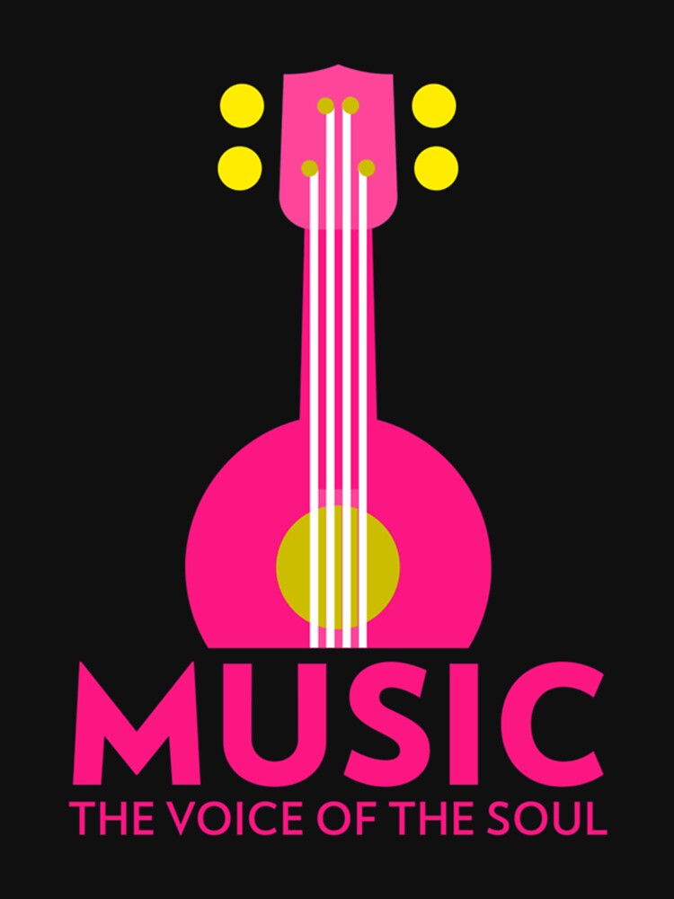 Musical Guitar Printed Premium Scoop by patsypo1 Unisex