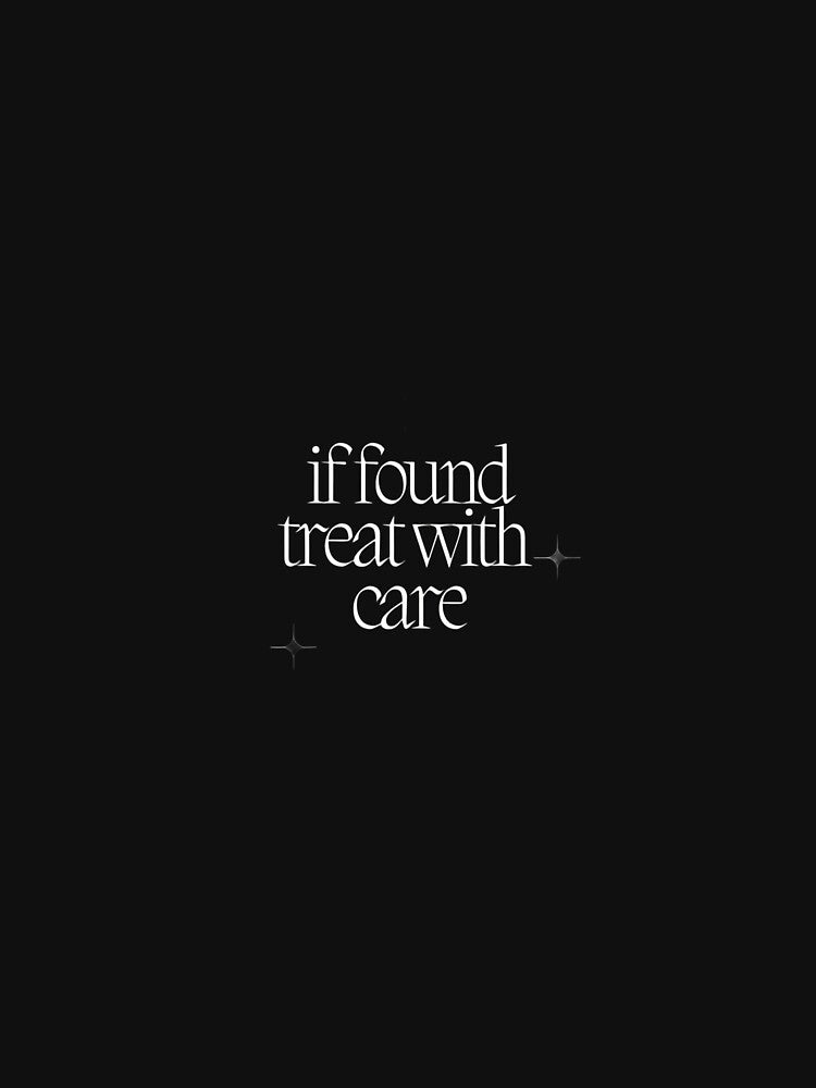 If Found Treat with Care collection by creativ3studio