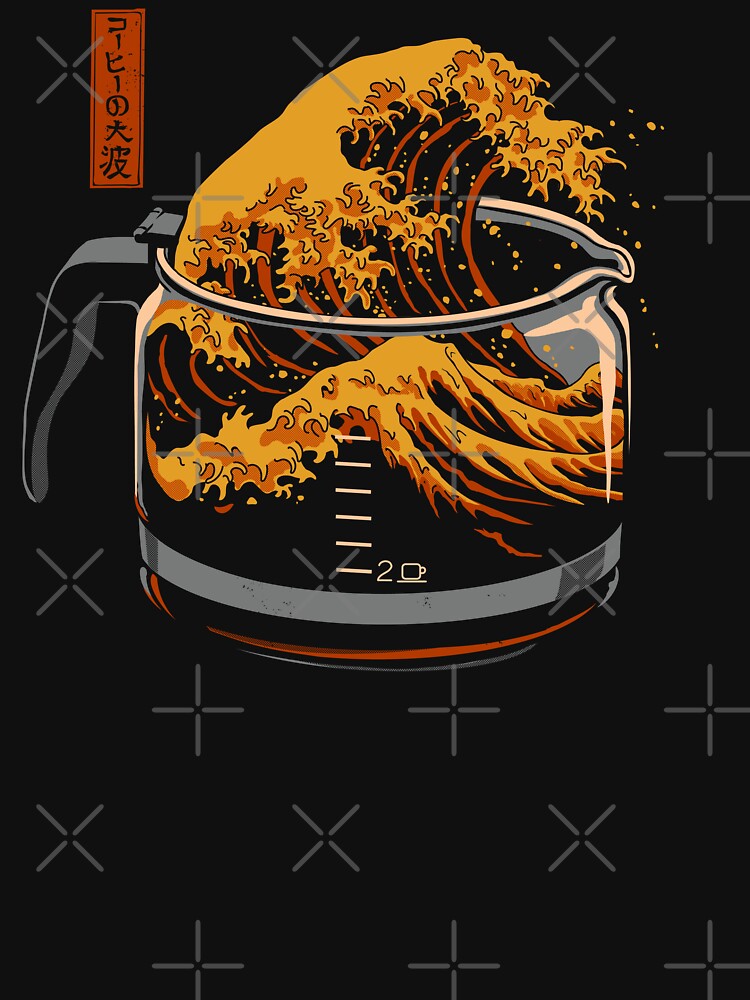 The Great Wave of Coffee by Elan Harris