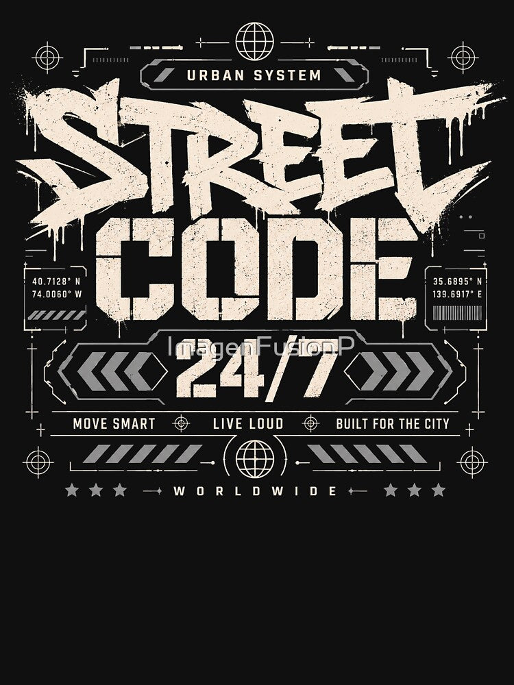 Street Code Urban System 24/7 by ImagenFusionP Unisex