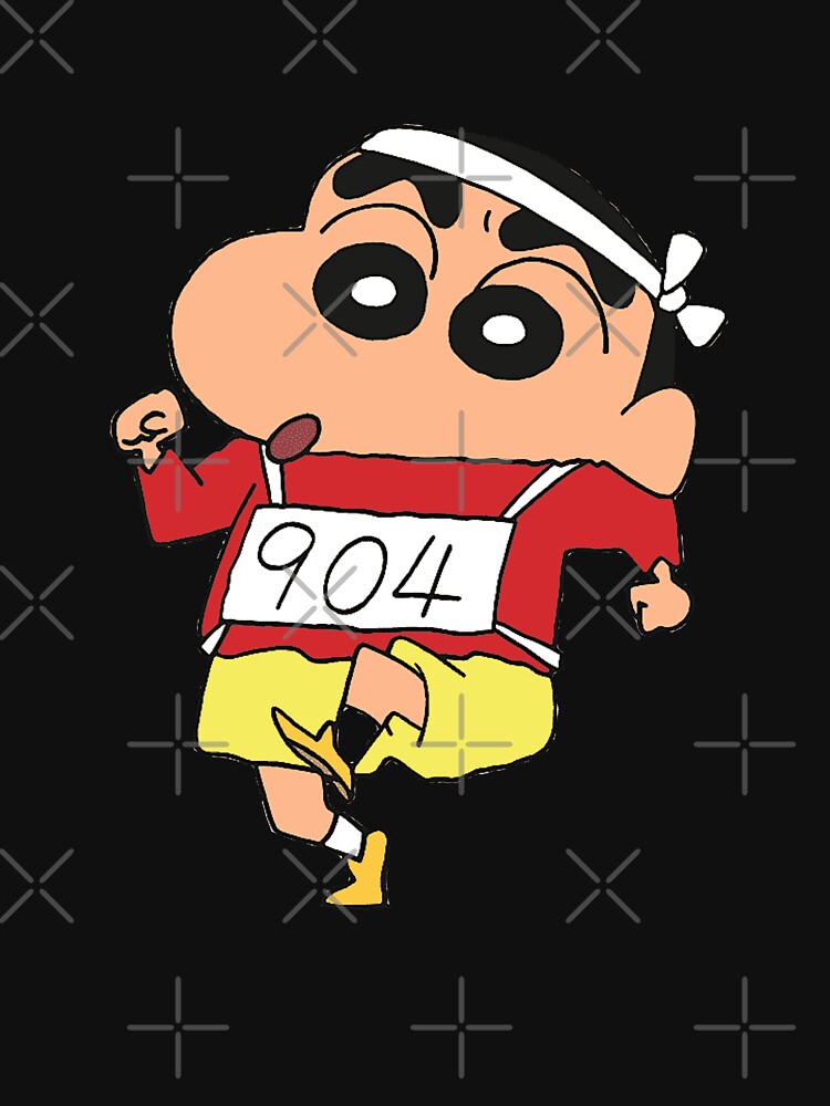 Shinchan marathon by Sellystickers Unisex