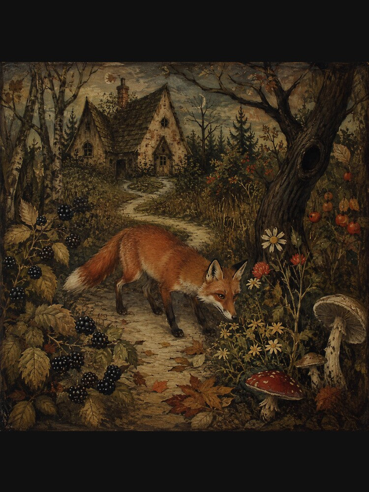 Bramble Path - Woodland Fox by bapupa