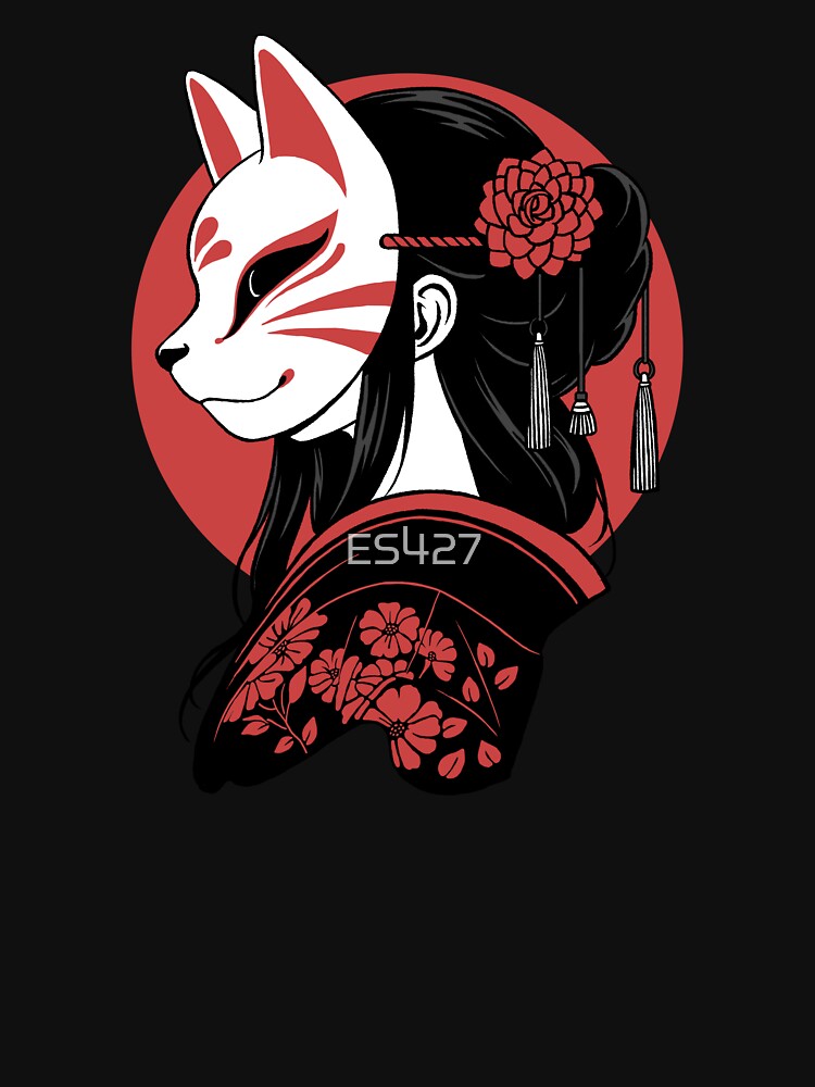 Kitsune Girl by ES427 Unisex