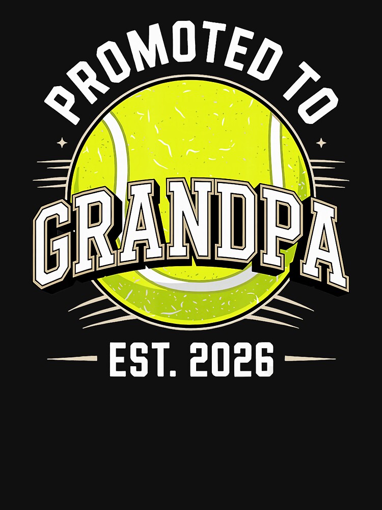 Promoted to Grandpa Est 2026 Funny Grandfather Announcement by WayTBeenkenArt