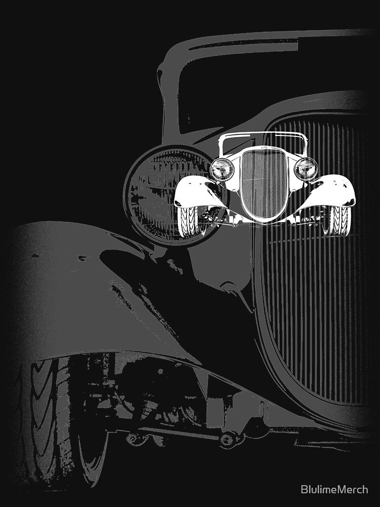 1933 Ford Coupe (B&W) by BlulimeMerch Unisex