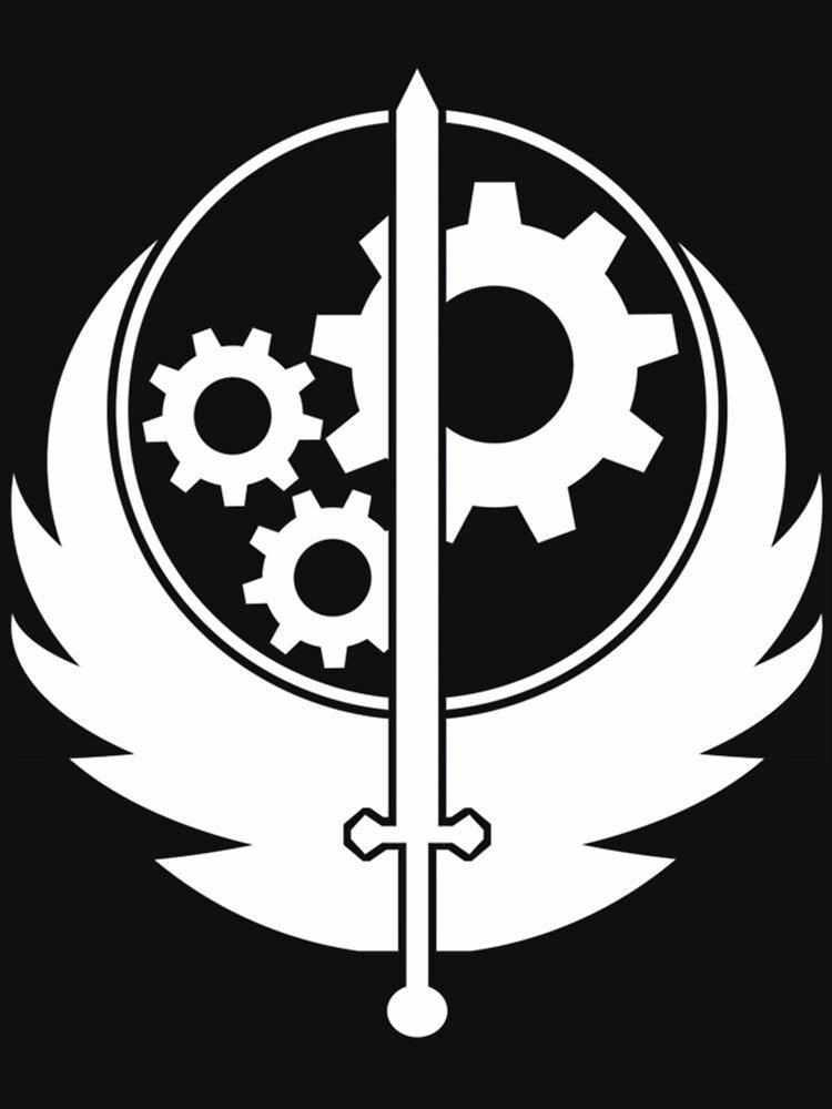 Vintage Brotherhood Of Steel Logo Unisex by VitoJerde Unisex