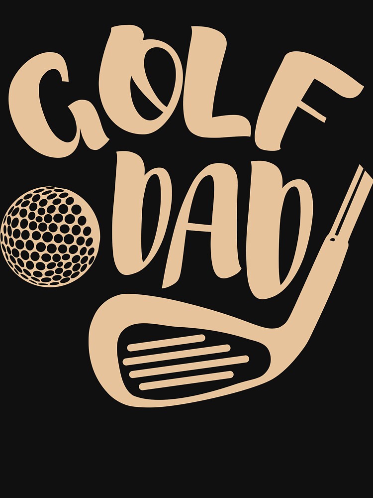 golf dad, funny father gift by lapolonaise
