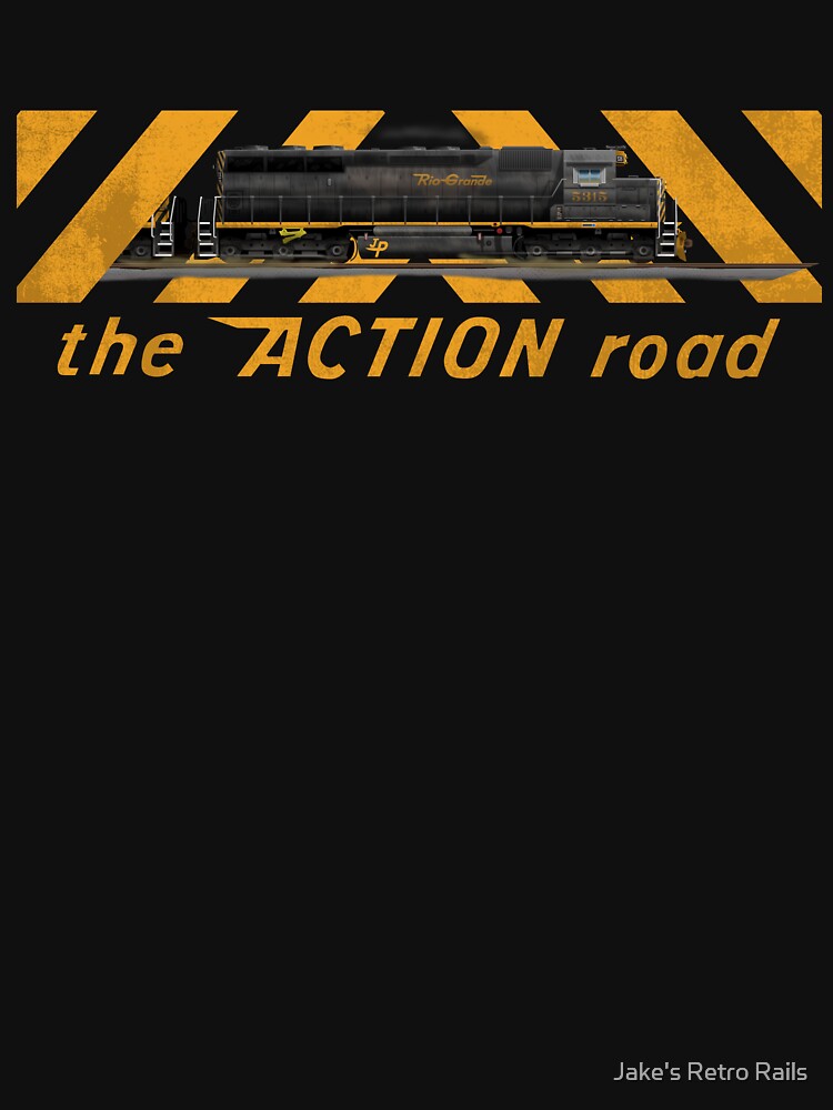 Action Road by Jake's Retro Rails Unisex