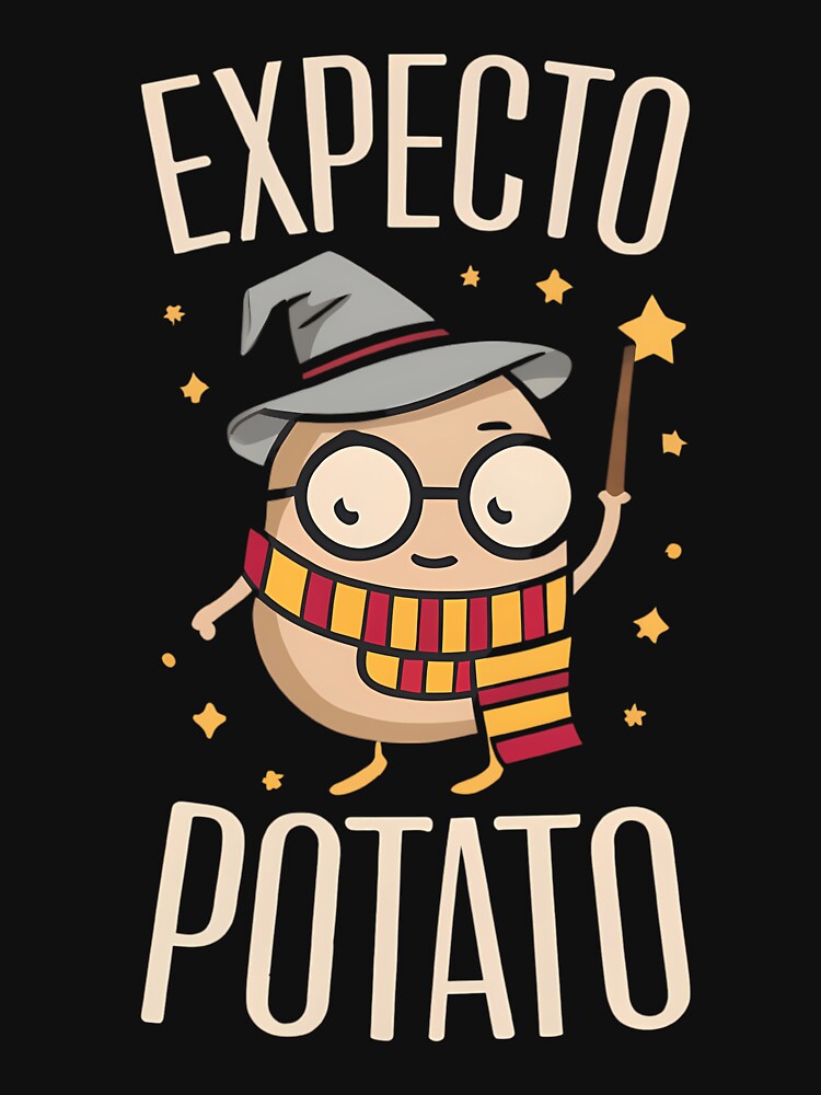 Expecto Potato Wizard Funny by KellieHoskins Unisex