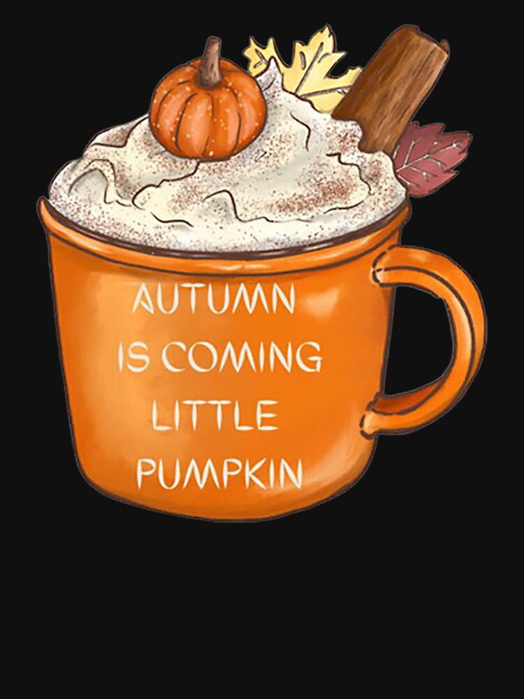 pumpkin autumn coffee sublimation - little pumpkin by PadLoveRed
