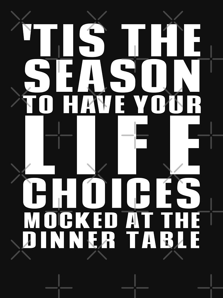 Awkward Holidays Family Dinner | Awkward Christmas Sayings design by Merchking1