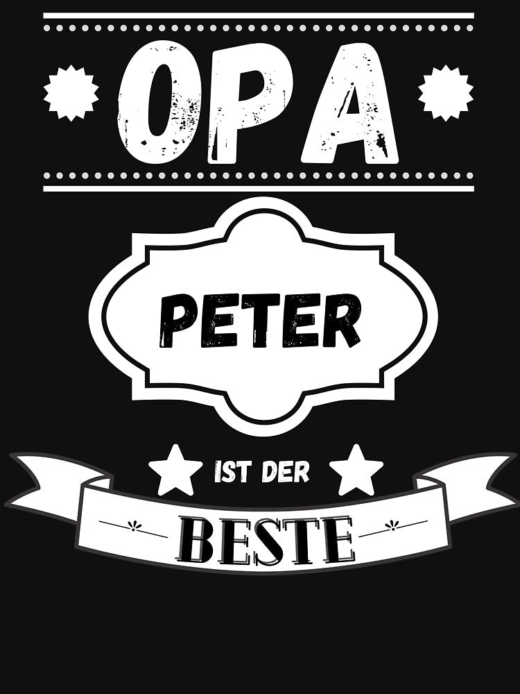 Grandpa is the best grandfather gift Peter by InsomniaMerch