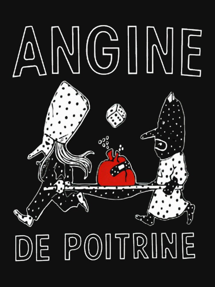Angine de Poitrine Dark Humor Medical by pikaoleStore