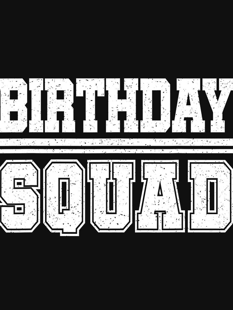 Funny Birthday Squad Party Bday Vintage Fun by kujehwrpn37