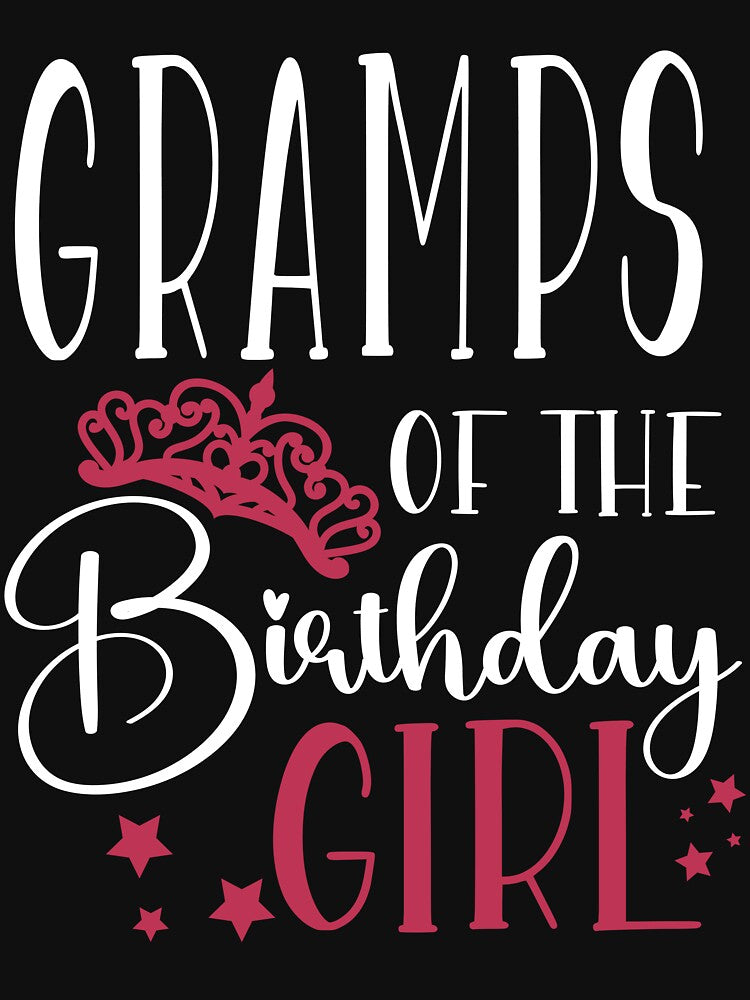 Birthday Squad Gramps of the Birthday Girl Birthday Party Gift by mysticblvd