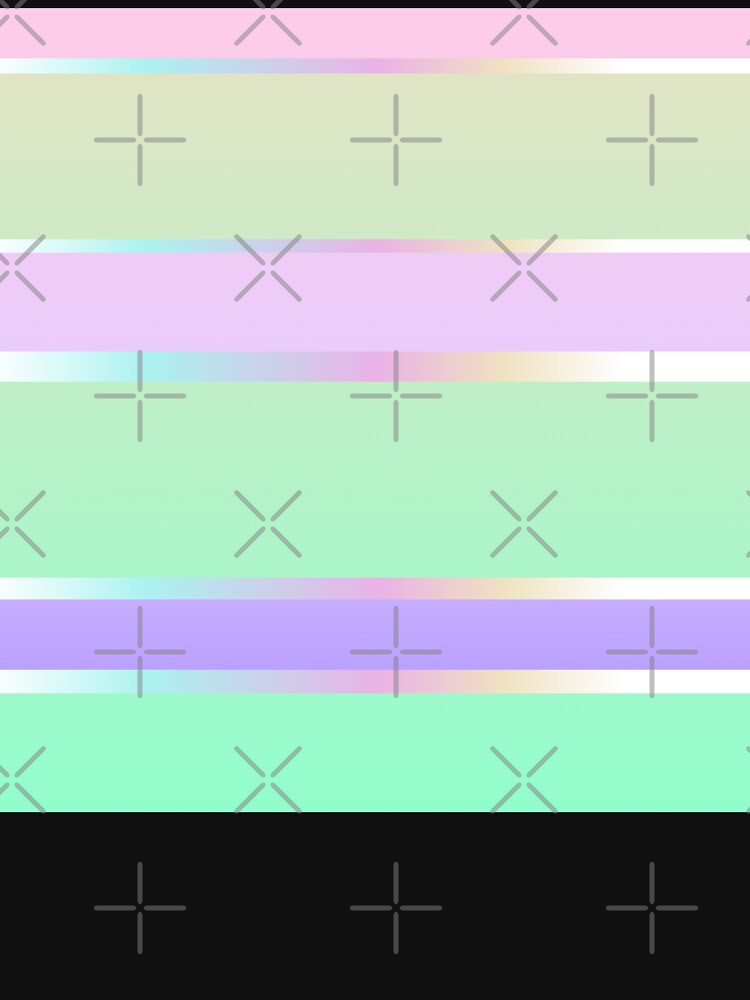 Pastel color palette striped | breeze colors by lausn Unisex
