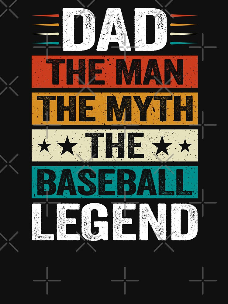 Baseball Dad Sport Art by Back2Collage