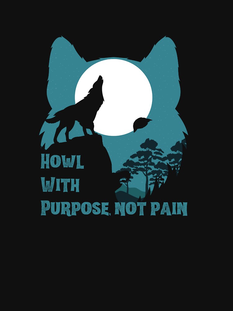 Wolf howling by urbanglitchh Unisex